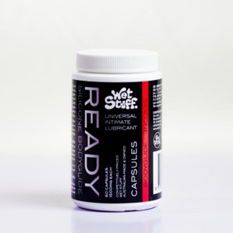 Wet Stuff Ready Silicone Bodyglide Caps Jar 60 Pk - Lotions & Potions