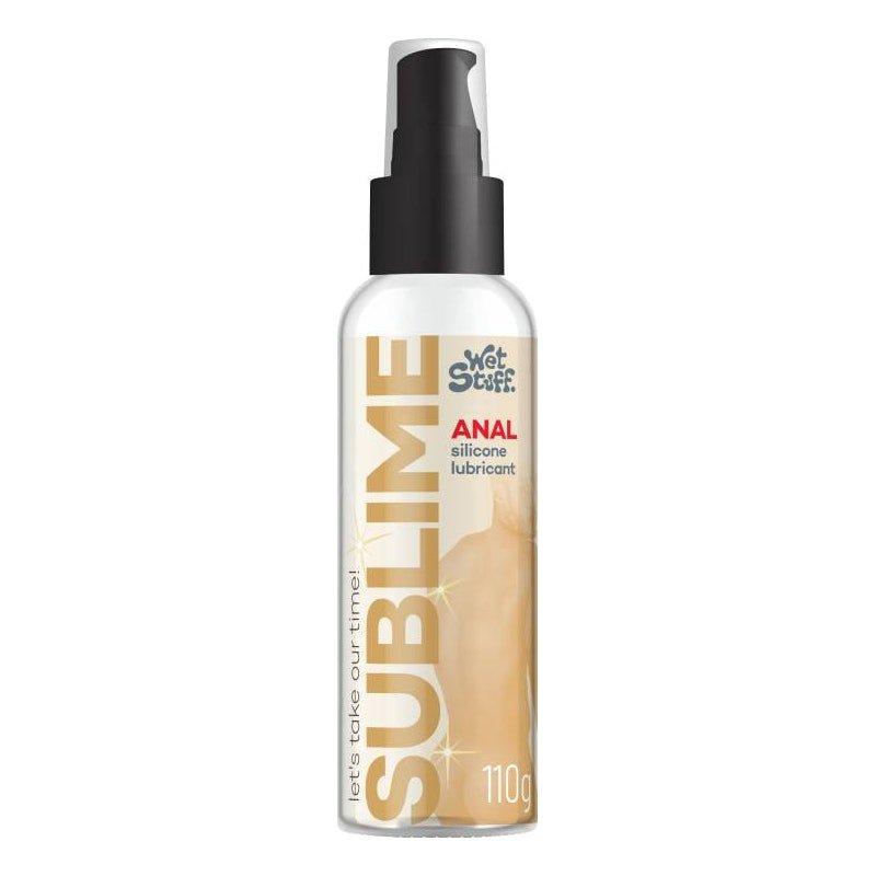 Wet Stuff Sublime Anal Silicone Lubricant Pump Top 110g - Lotions & Potions