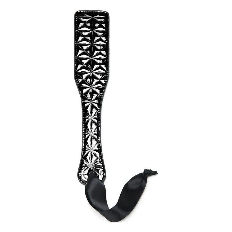 Whip Smart Diamond Paddle Black - Adult Toys