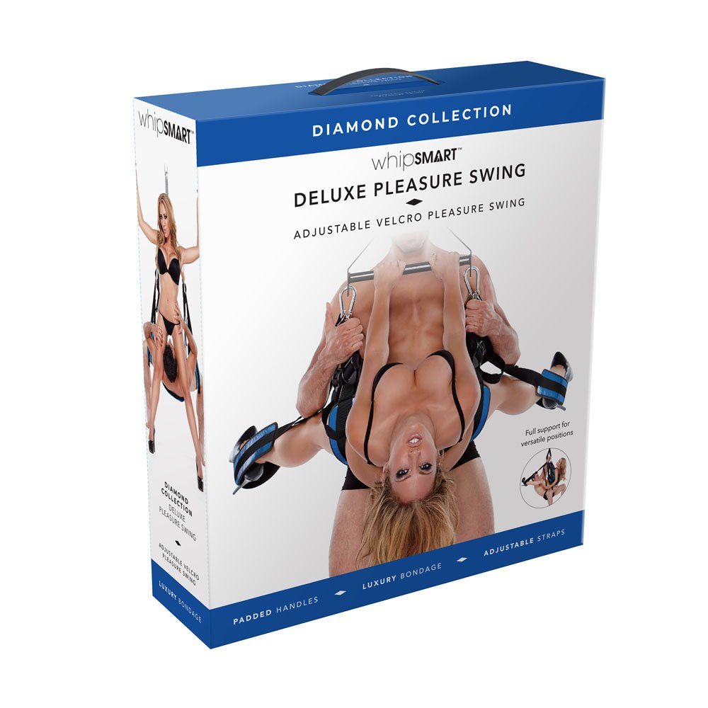 WhipSmart Diamond Deluxe Pleasure Swing - Blue - Blue Love Swing - SWINGS
