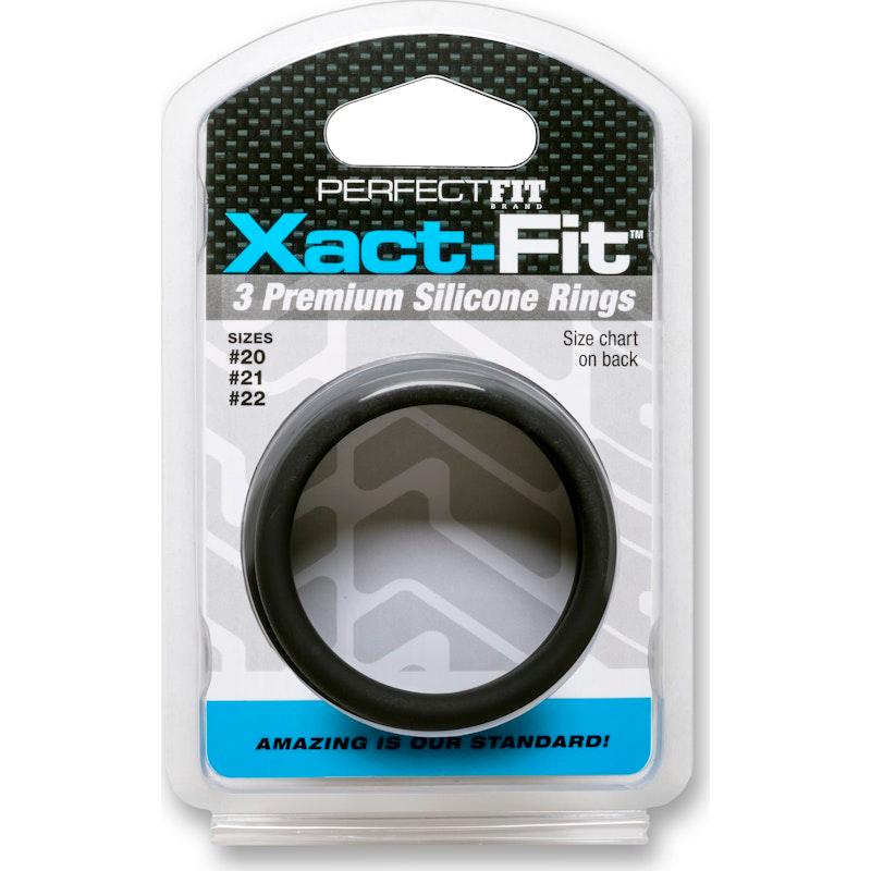 Xact - Fit Silicone Rings X - Large 3 Ring Kit - Adult Toys
