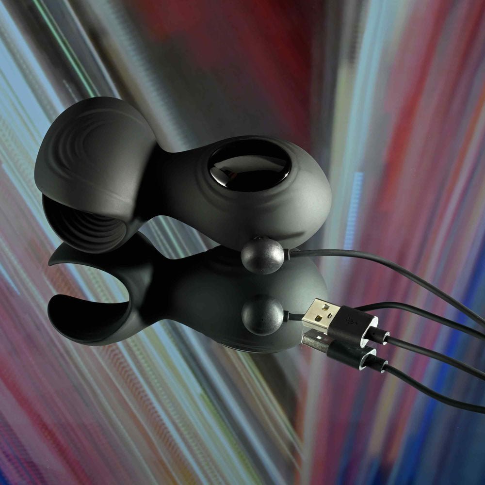 Zero Tolerance HANDY HELPER - Black USB Rechargeable Vibrating Stroker - MASTURBATORS