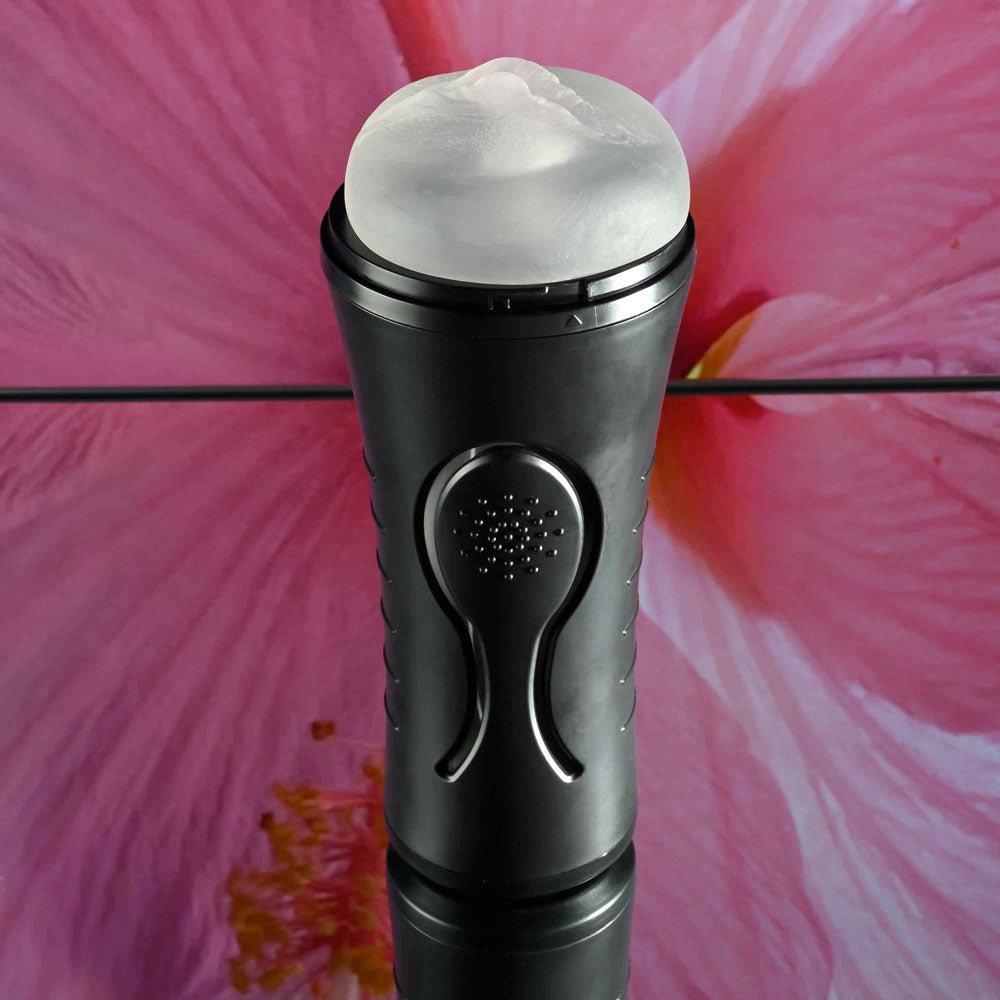 Zero Tolerance HOLD TIGHT - Clear USB Rechargeable Vibrating Vagina Stroker - MASTURBATORS