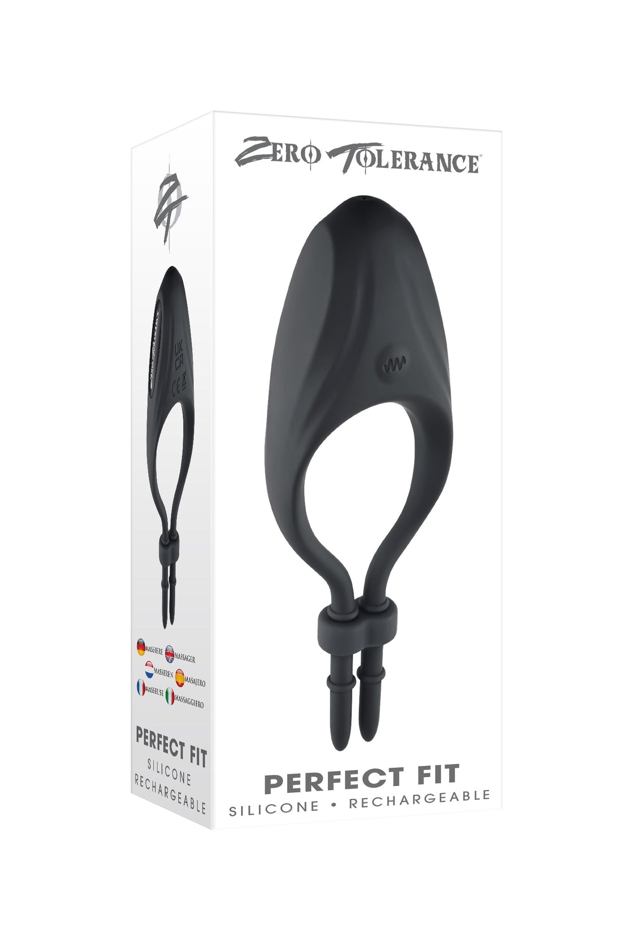 Zero Tolerance Perfect Fit – USB Rechargeable Vibrating Lasso Cock Ring - COCK RINGS