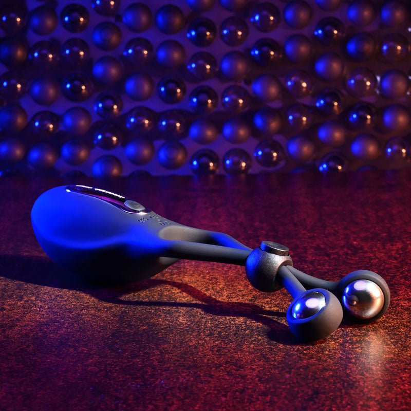 Zero Tolerance THE BIG BANG - Black USB Rechargeable Vibrating Lasso Cock Ring - COCK RINGS