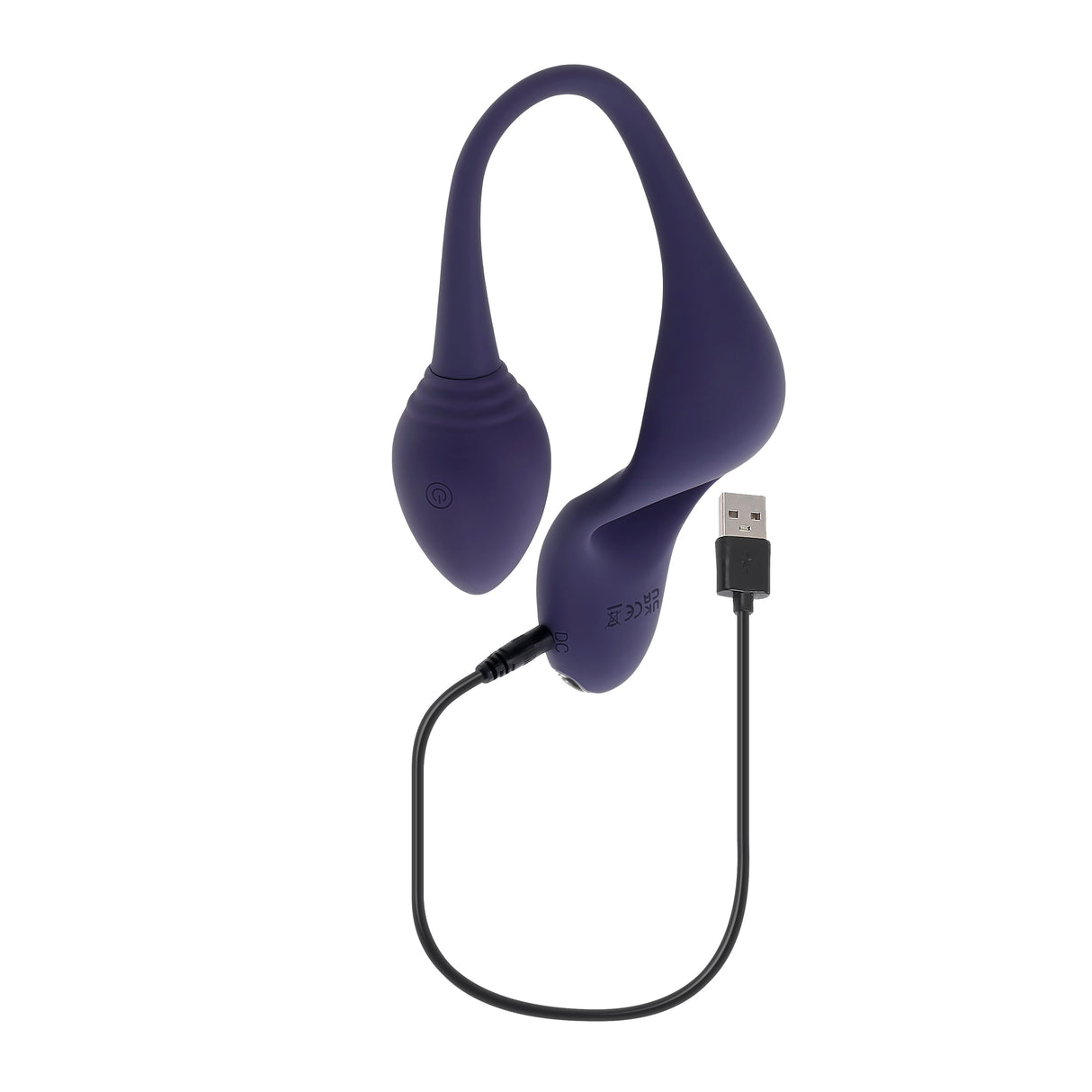 Zero Tolerance TIP TO TAIL - Blue USB Rechargeable Vibrating Butt Plug with Vibrating Cock Ring - Anal Toys