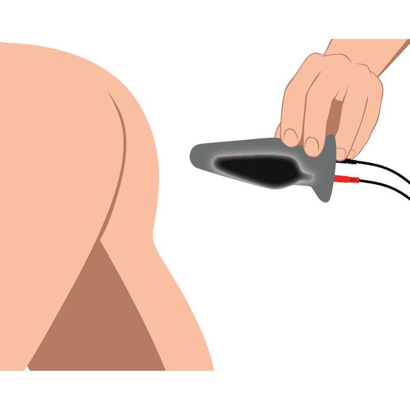 Zeus Anal Amplifier Silicone eStim Plug - Adult Toys