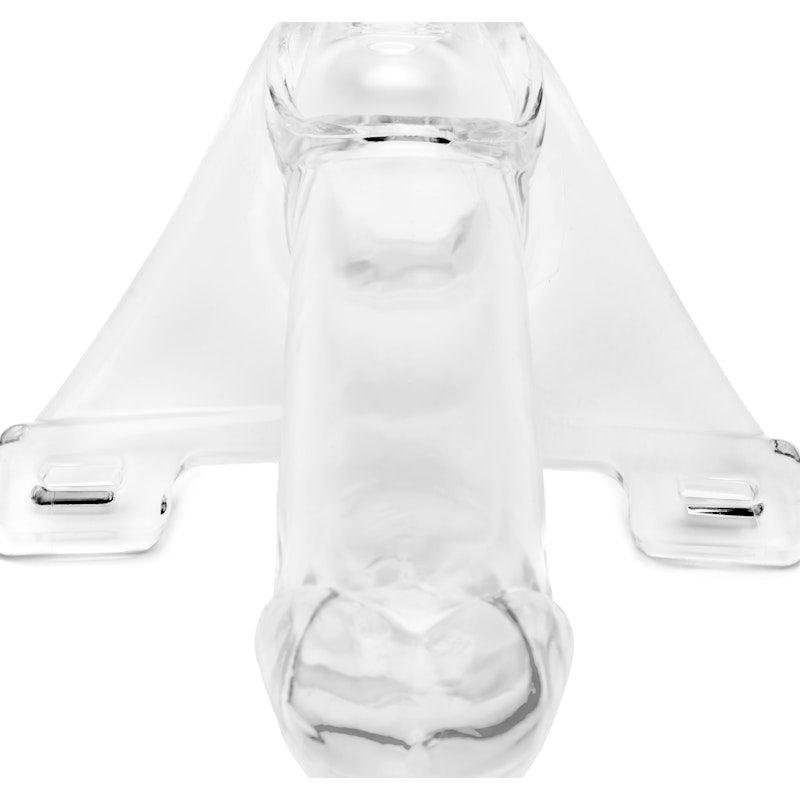 Zoro Knight 6in Hollow Shaft Clear Strap On - Adult Toys