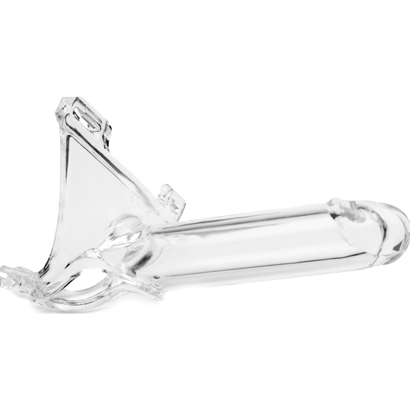 Zoro Knight 6in Hollow Shaft Clear Strap On - Adult Toys