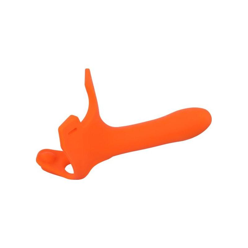 Zoro Strap - On 6.5in Orange - Adult Toys