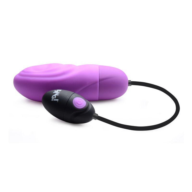 7X Pulsing Rechargeable Bullet Purple - Adult Toys