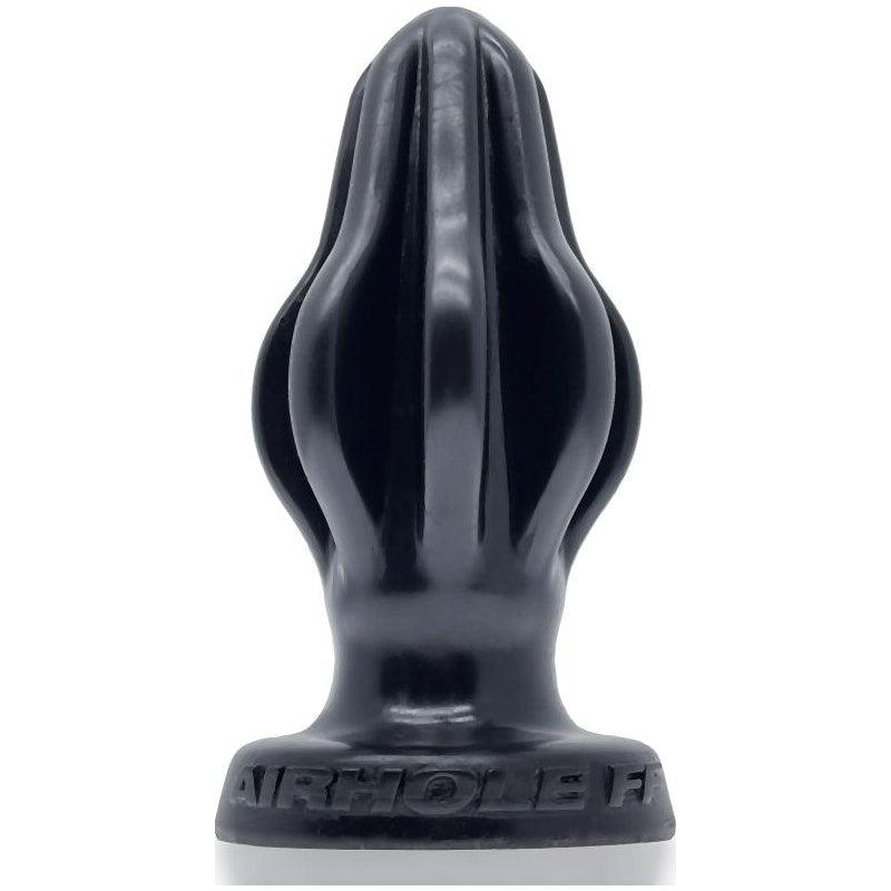 Airhole - 2 Finned Buttplug Black - Adult Toys
