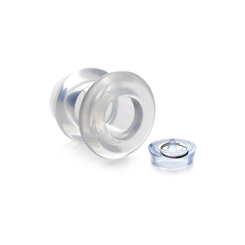 Ass Bung Clear Hollow Anal Dilator 3.5in Large - Naughty by Nature Adult Store