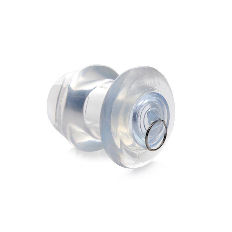 Ass Bung Clear Hollow Anal Dilator 3.5in Large - Naughty by Nature Adult Store