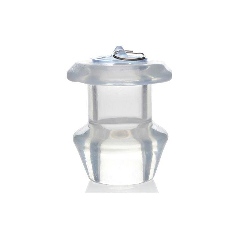 Ass Bung Clear Hollow Anal Dilator 3.5in Large - Adult Toys