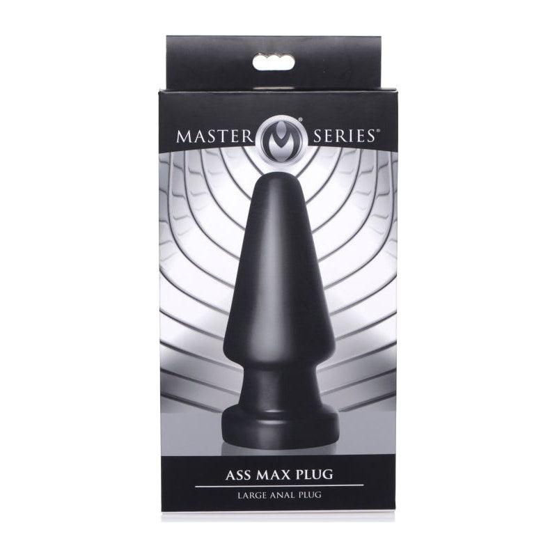 Ass Max Plug Large Anal Plug Black - Naughty by Nature Adult Store