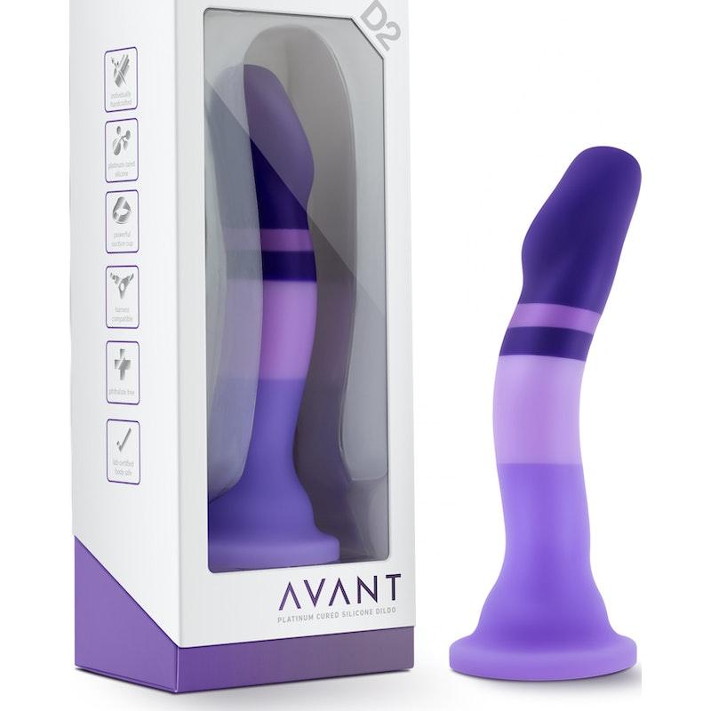 Avant D2 Purple Rain Silicone Dildo - Naughty by Nature Adult Store