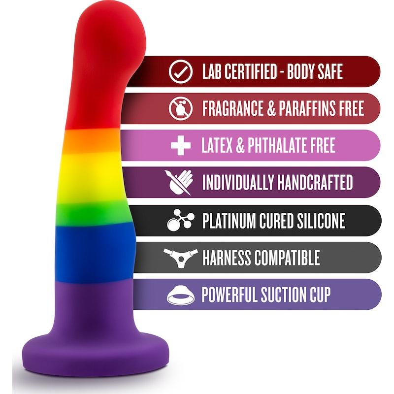 Avant Pride P1 Freedom Silicone Dildo - Naughty by Nature Adult Store