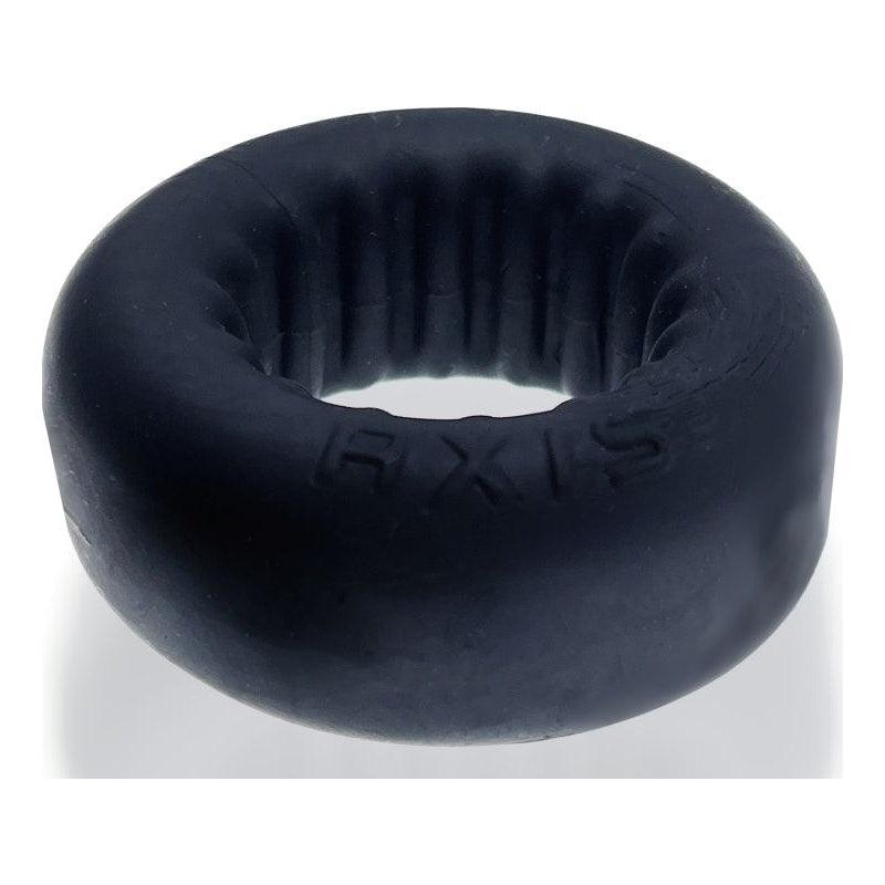 Axis Rib Griphold Cockring Black Ice - Adult Toys