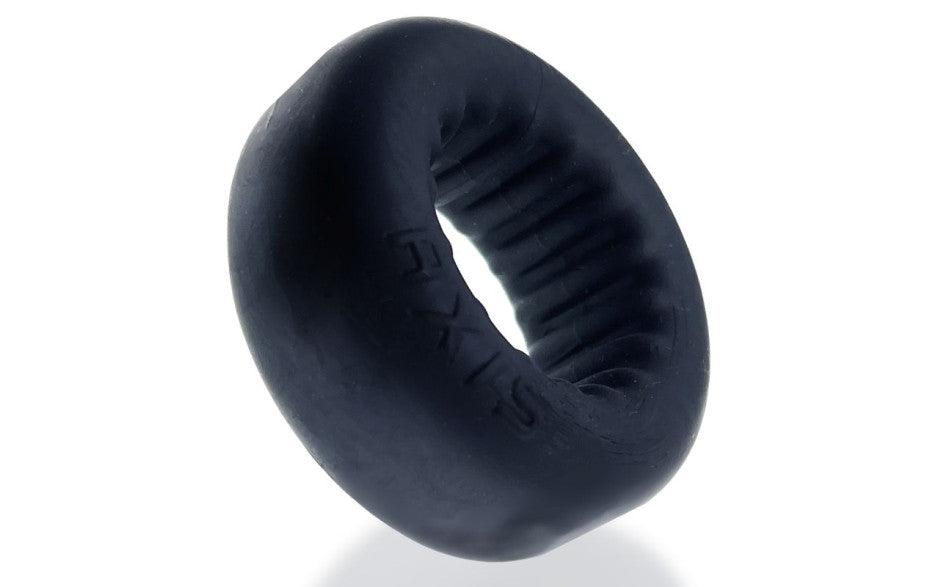 Axis Rib Griphold Cockring Black Ice - Adult Toys