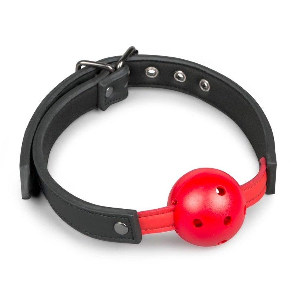 Ball Gag With PVC Ball Red - Adult Toys