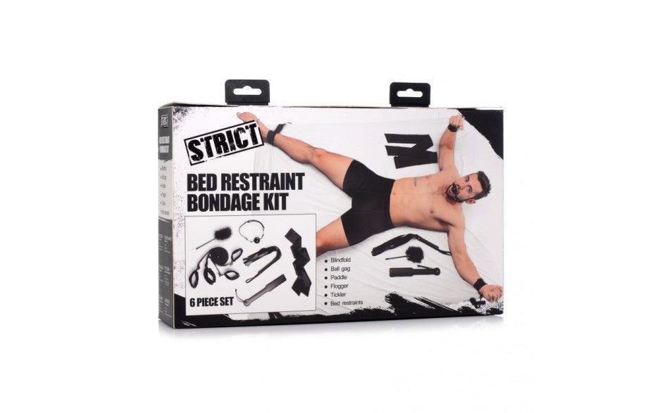 Bed Restraint Bondage Kit Black - Naughty by Nature Adult Store