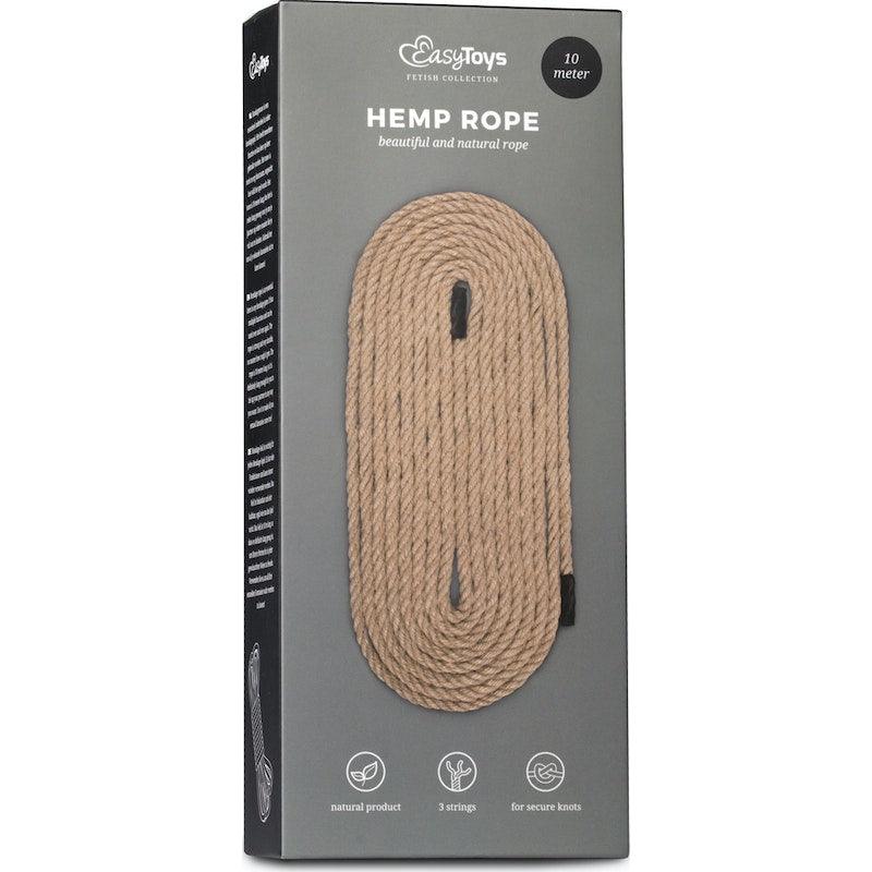 Bondage Rope Hemp 10m - Adult Toys
