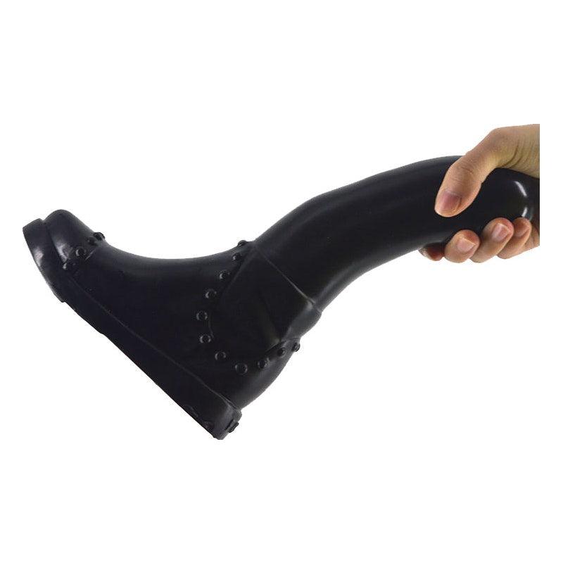 Boot Dildo Black - Adult Toys