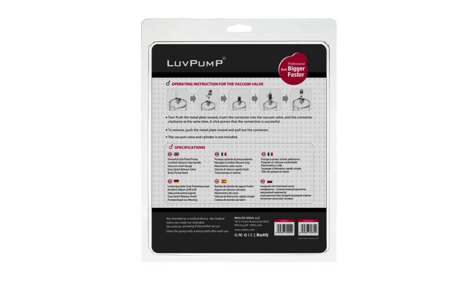 Brass Pistol Pump with Gauge and Hose - Adult Toys