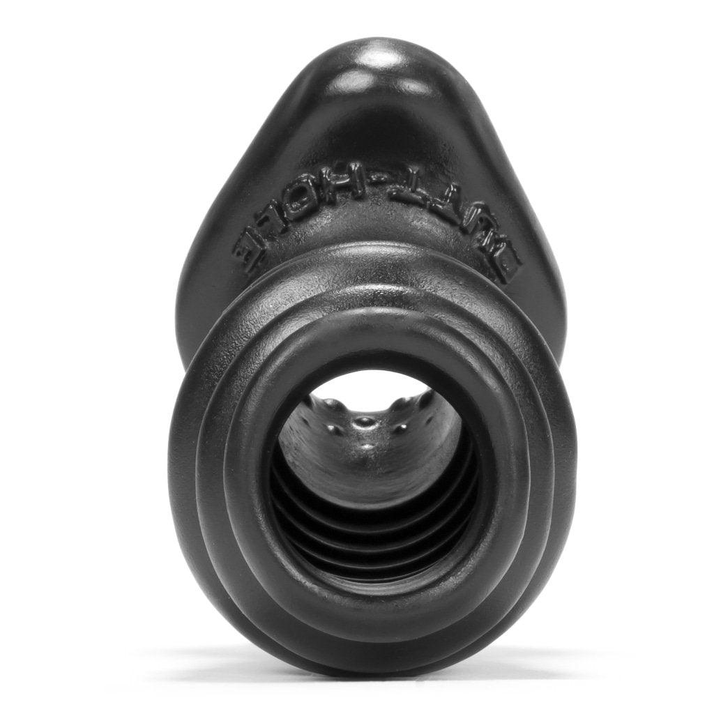 Butthole-2 Hollow Plug Medium Black - Naughty by Nature Adult Store
