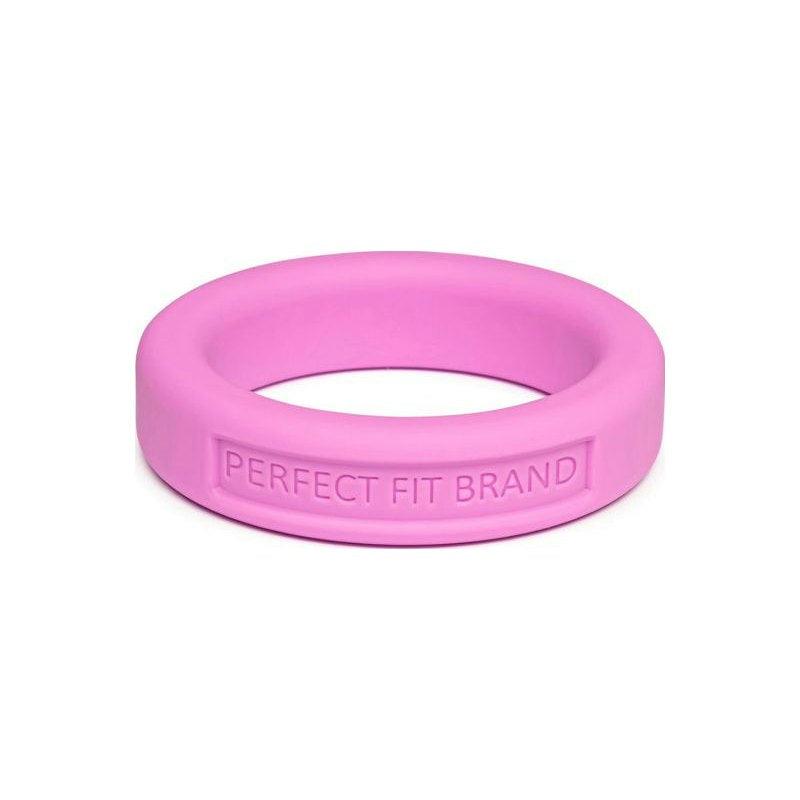 Classic Silicone Medium Stretch Penis Ring 36mm Pink - Adult Toys