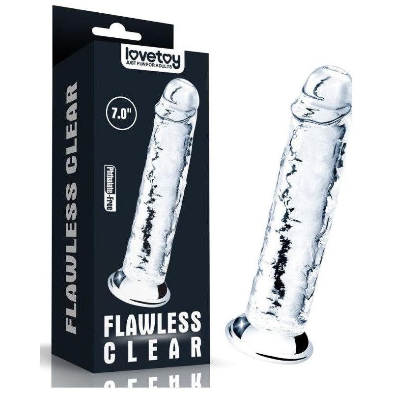 Clear Dildo 7in - Naughty by Nature Adult Store