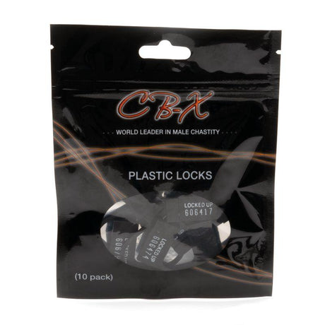 Cockcage Plastic Locks 10pc - Naughty by Nature Adult Store