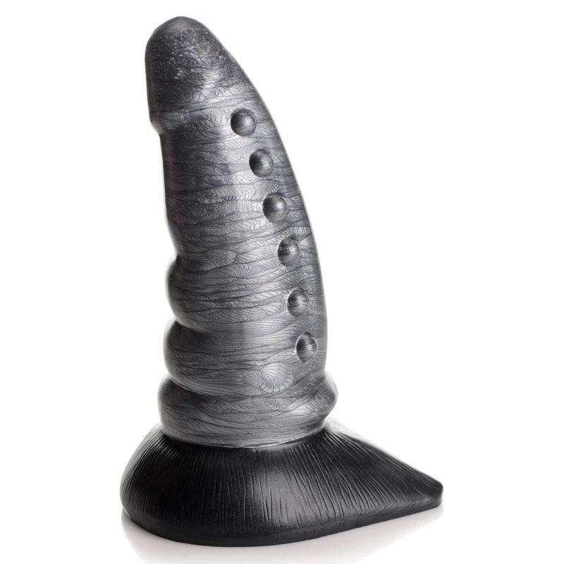 Creature Cocks Beastly Tapered Bumpy Silicone Dildo - Silver 21 cm Bumpy Dildo - DONGS