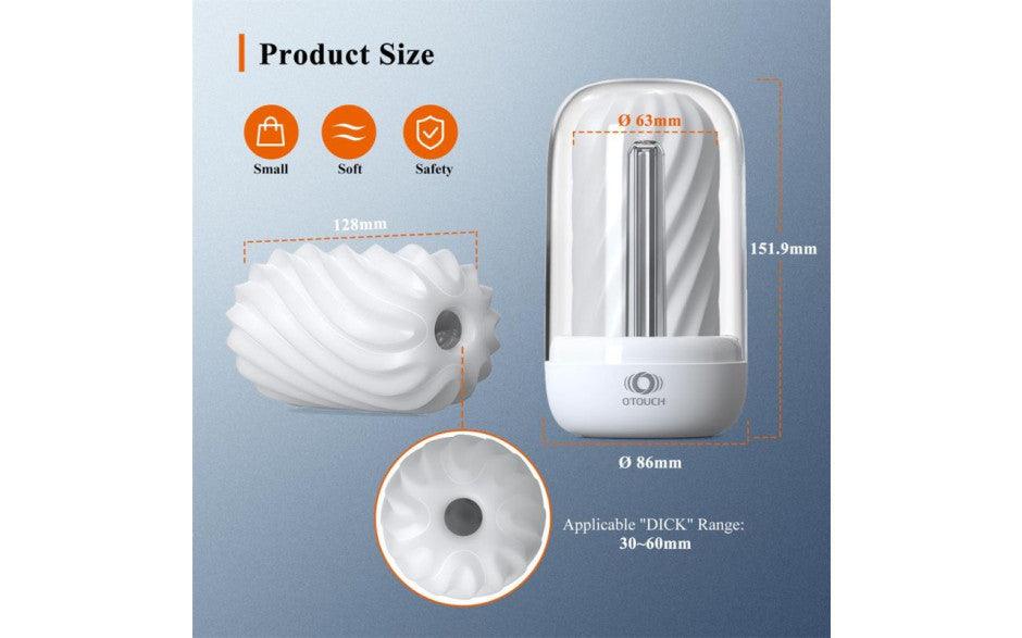 DECOR 2 Masturbator Sleeve w UV Sterilization and Heating Unit - Adult Toys