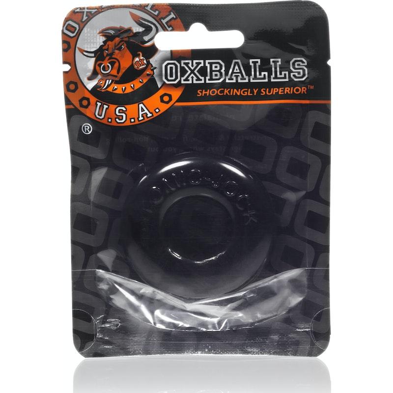 Donut 2 Cockring Large Black - Adult Toys
