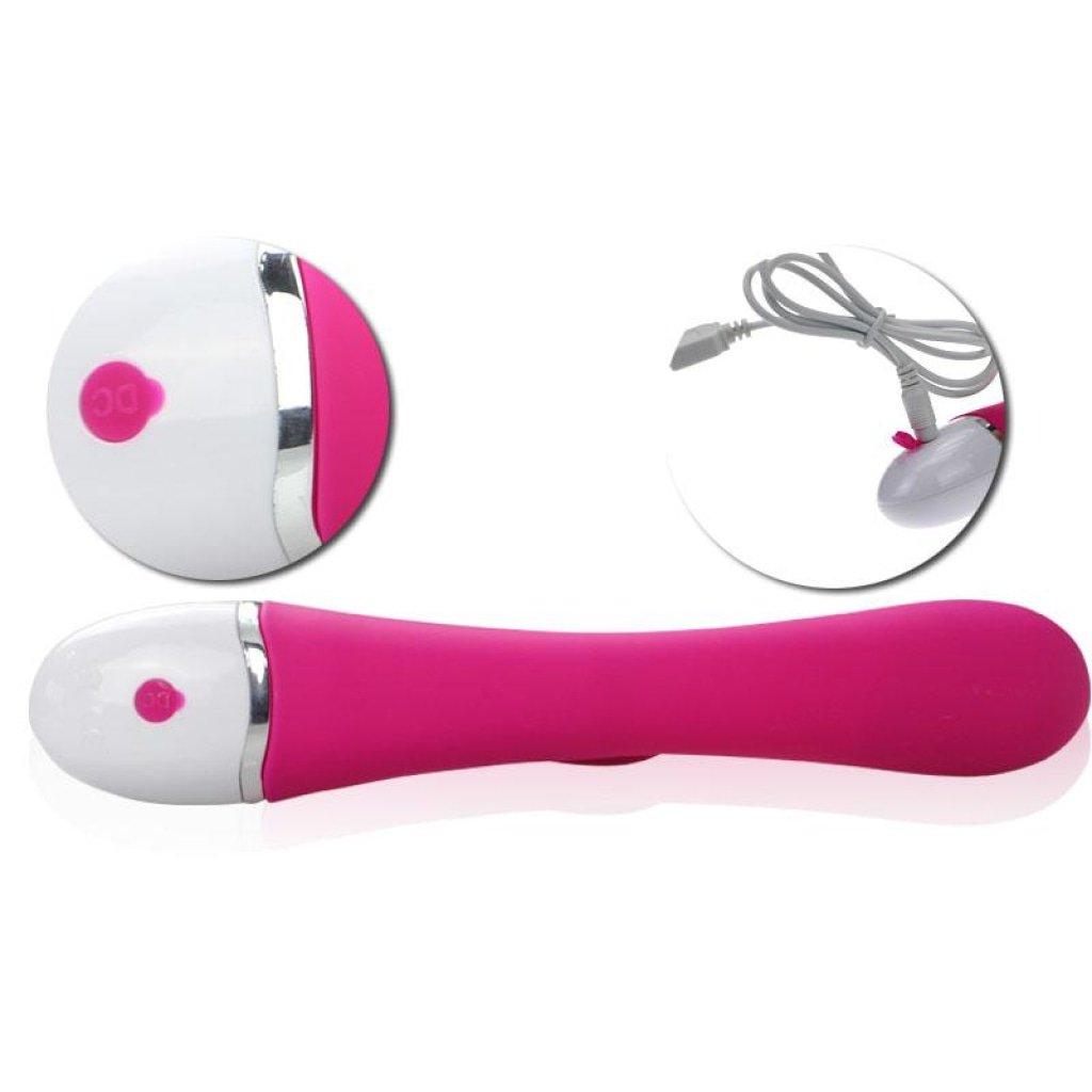 Dreamer 7 Mode Silicone Rechargeable Rabbit Vibrator Pink - Adult Toys
