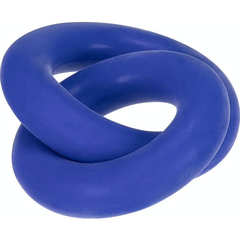 DUO Linked Cock/Ball Rings by Hunkyjunk Cobalt - Adult Toys