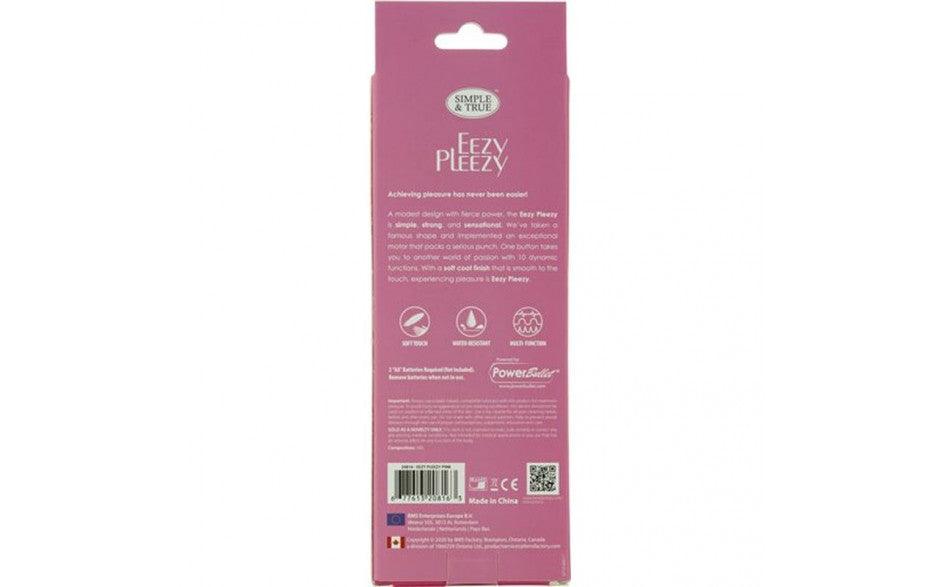 Eezy Pleezy 10 Speed 18cm Bullet Vibrator Pink - Adult Toys