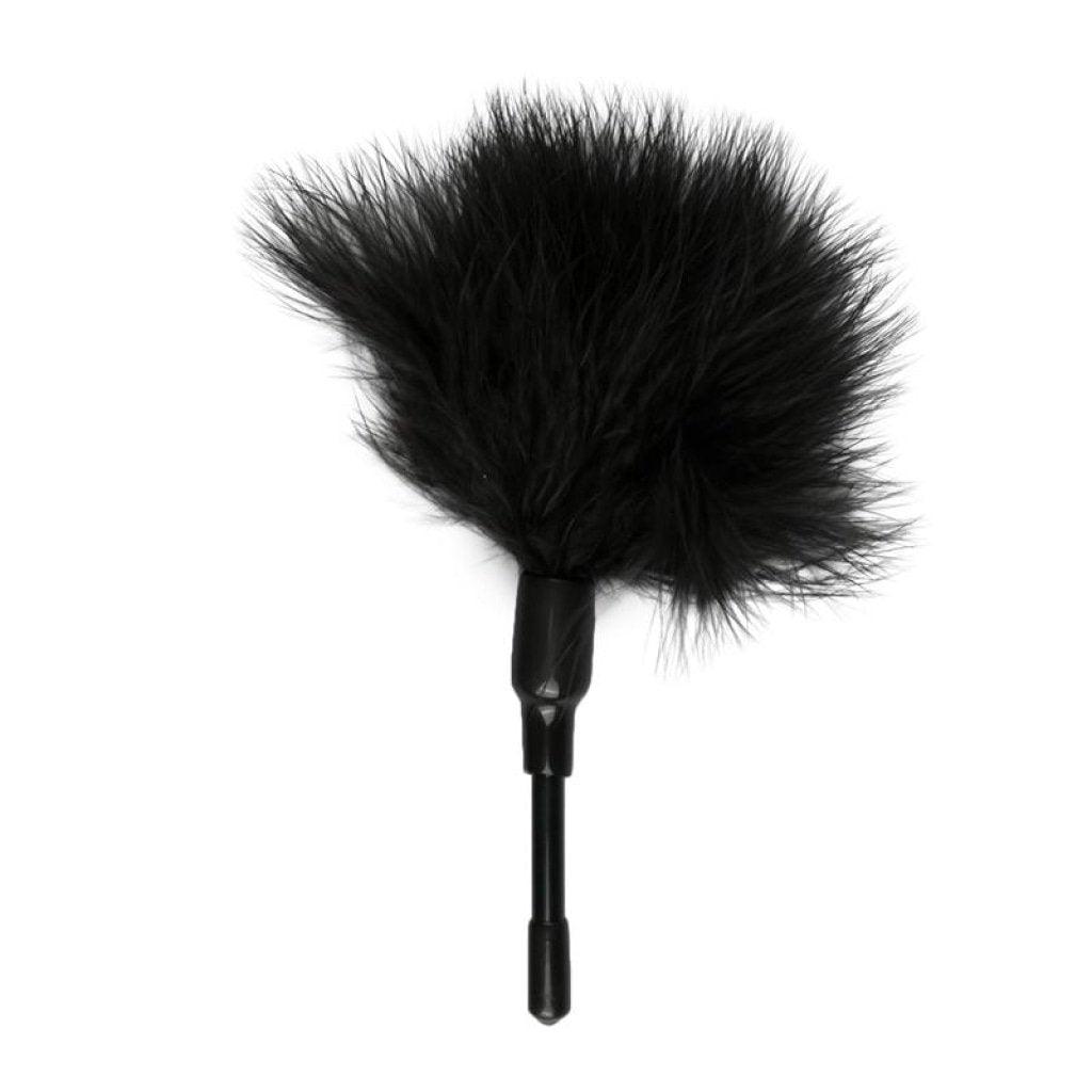 Fetish Collection Tickler - Small Black Feather Teaser for Foreplay - Adult Toys