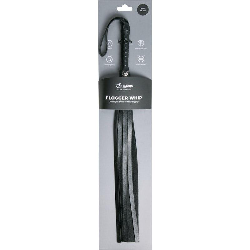 Flogger Whip Leather - Naughty by Nature Adult Store