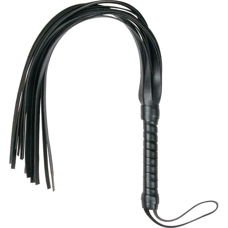 Flogger Whip Leather - Naughty by Nature Adult Store