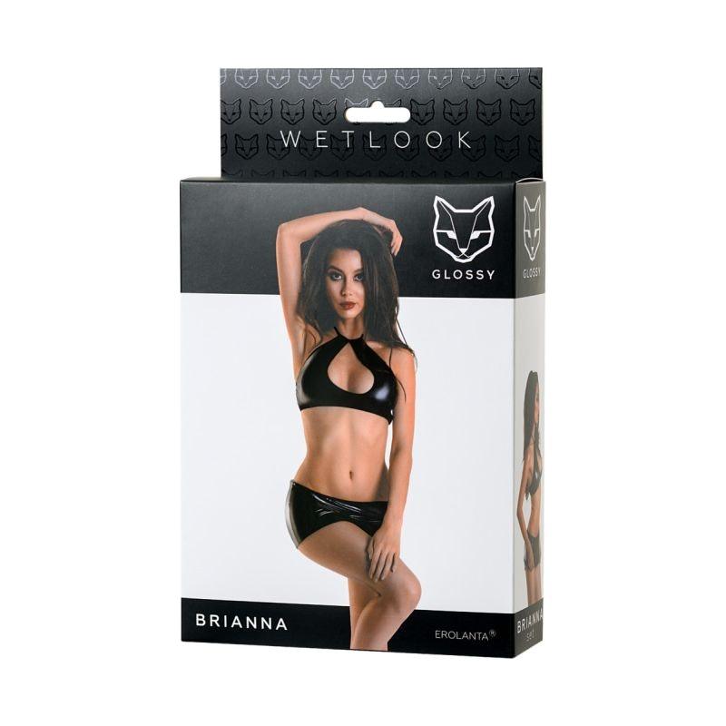 Glossy Wetlook Set Brianna - Lingerie