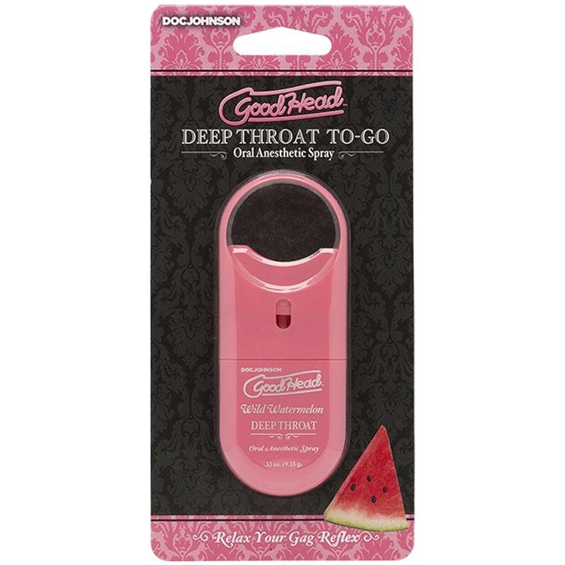 GoodHead To-Go Deep Throat Spray Wild Watermelon 9ml - Naughty by Nature Adult Store