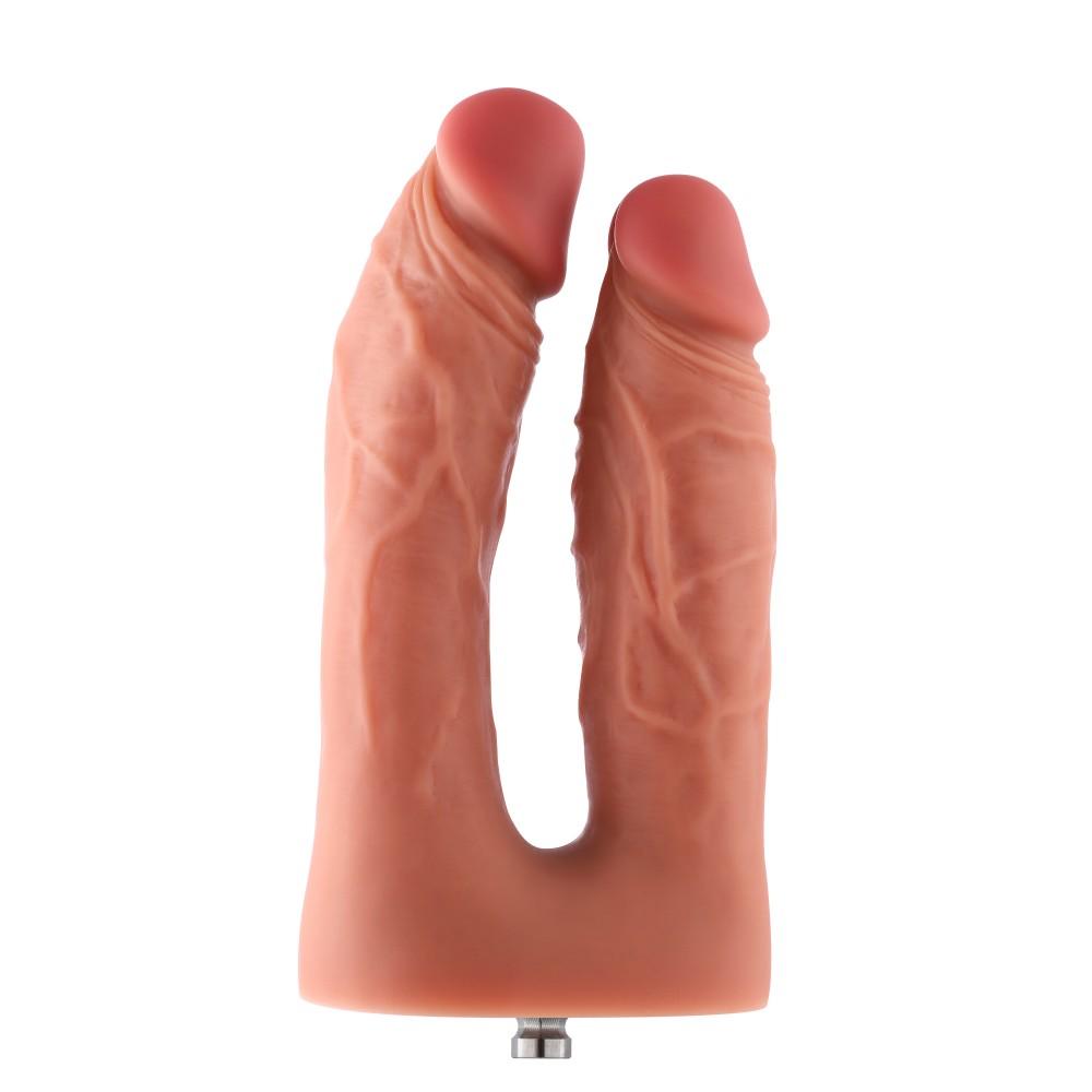 HiSmith - 6.5" Silicone Double Penetrator Dildo (KlicLok) -