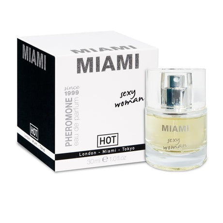 Hot Pheromone Miami - Sexy Woman - Pheromone Perfume for Women - 30 ml Bottle - Naughty by Nature Adult Store