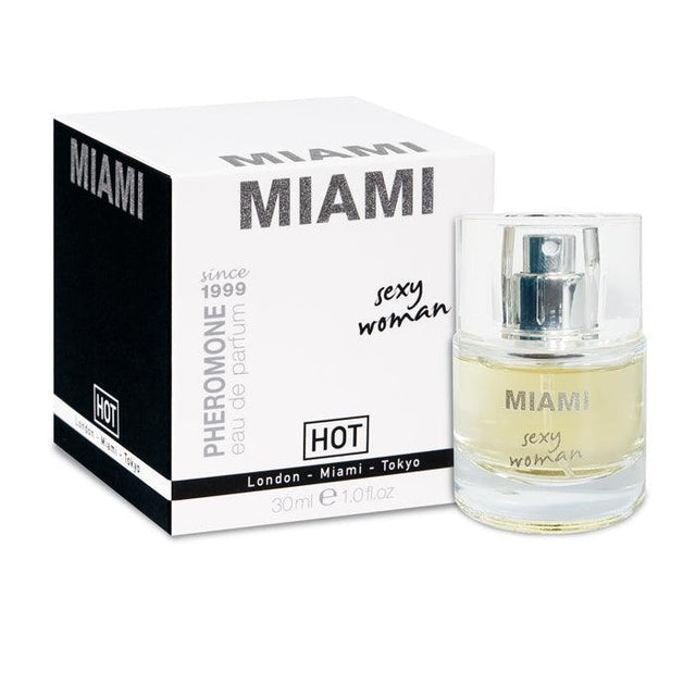 Hot Pheromone Miami - Sexy Woman - Pheromone Perfume for Women - 30 ml Bottle - Naughty by Nature Adult Store