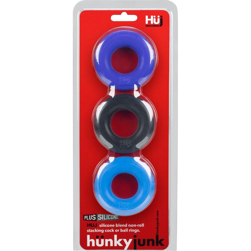 HUJ3 C-RING 3 Pc by Hunkyjunk - Adult Toys