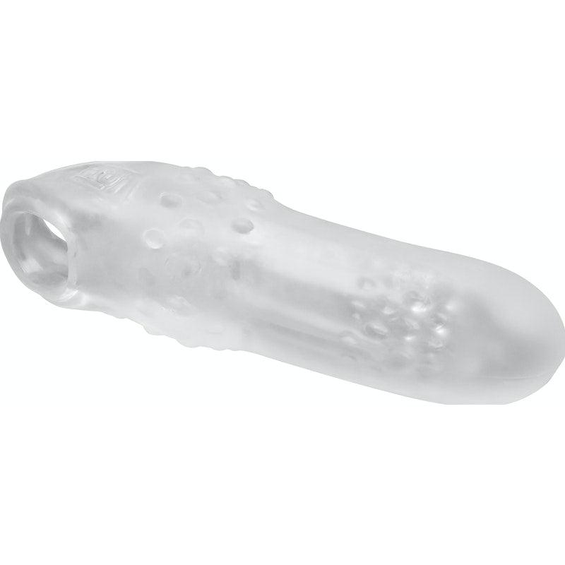 Hunkyjunk SWELL Adjust - fit Penis Extension Sleeve | Silicone Ice - Adult Toys