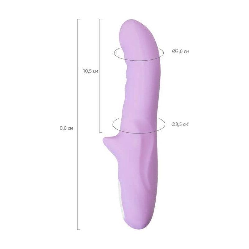 JOS Merry Gor Rotating Shaft Vibrator Violet - Adult Toys